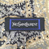 イヴサンローラン Yves Saint Laurent ドットペイズリー柄シルクネクタイ メンズ
