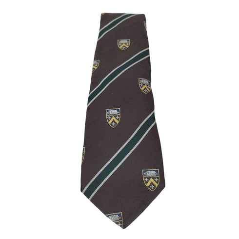 ラグビーラルフローレン Rugby Ralph Lauren 紋章柄 ストライプネクタイ MADE IN ITALY メンズ