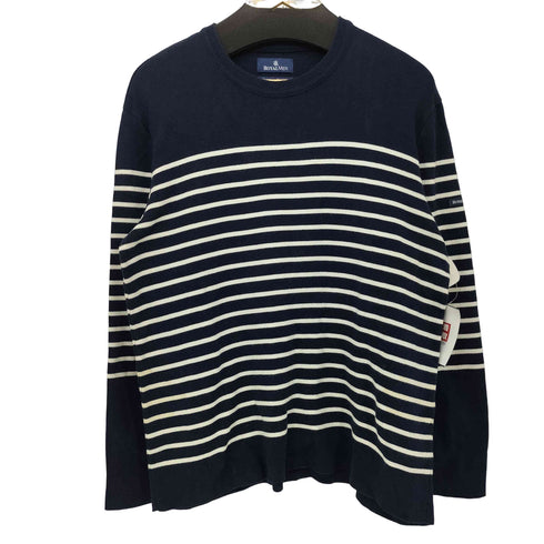 ROYAL MER フランス製 ナバル ボーダーCN ニット メンズ import:M