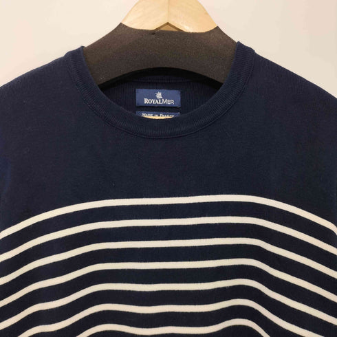 ROYAL MER フランス製 ナバル ボーダーCN ニット メンズ import:M