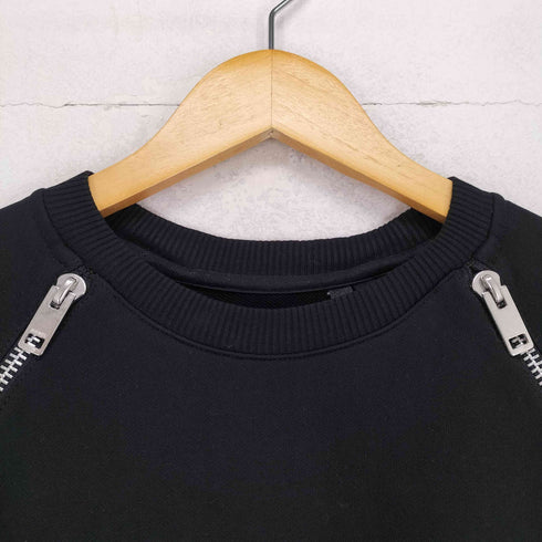 ディーゼル DIESEL ショルダージップラインラグランスウェット メンズ S