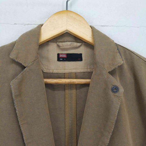 ディーゼル DIESEL ダック地テーラードジャケット メンズ L