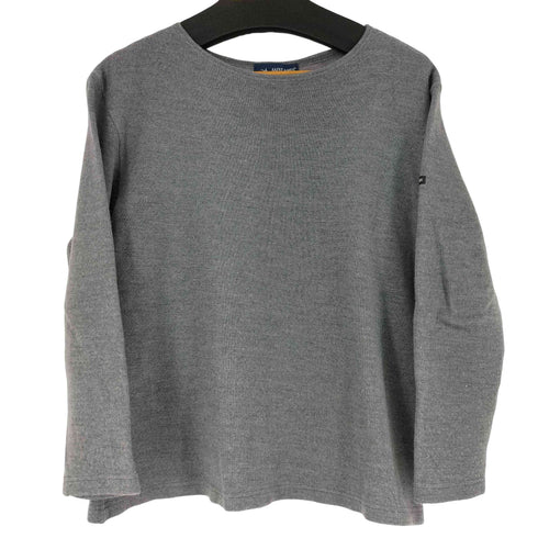 セントジェームス SAINT JAMES ウール混 クルーネックセーター メンズ M/L