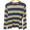 アニエスベーオム Agnes b.homme ボーダー クルーネック コットンTシャツ メンズ T1