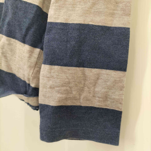 アニエスベーオム Agnes b.homme ボーダー クルーネック コットンTシャツ メンズ T1