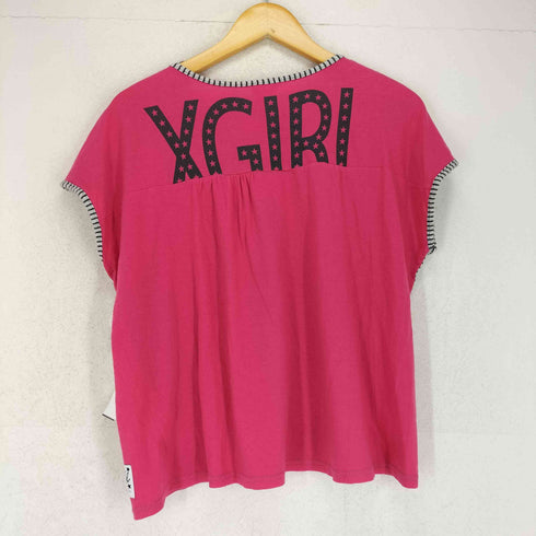 エックスガール X-girl ボーダー切替カットソー レディース 1