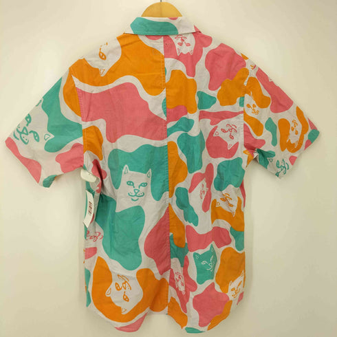 リップンディプ RIPNDIP Oversize Camo Button Up Shirt カモ ボタンアップ シャツ メンズ import:M
