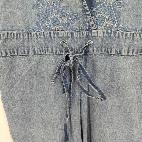 アーバンリサーチサニーレーベル URBAN RESEARCH Sonny Label クロス刺繍デニムサロペット レディース FREE