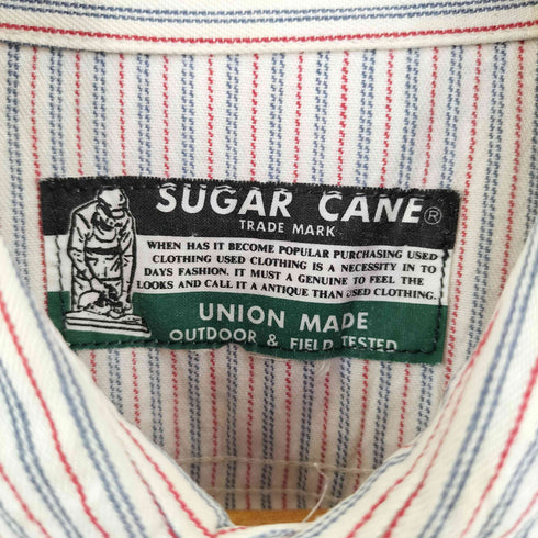 シュガーケーン SUGAR CANE 旧タグ ストライプシャツ メンズ