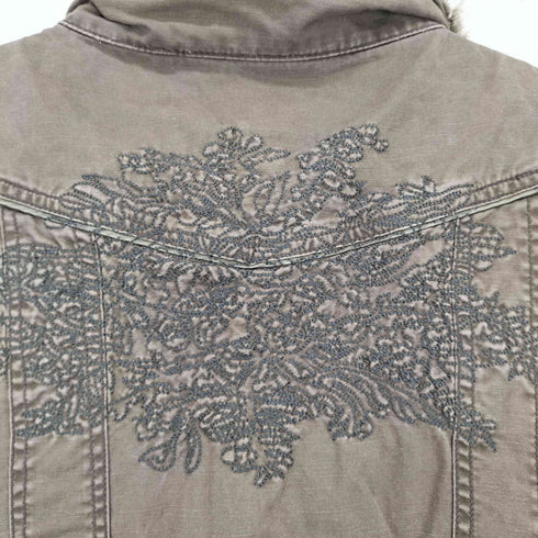 Y2K 背面刺繍トラッカーベスト レディース L
