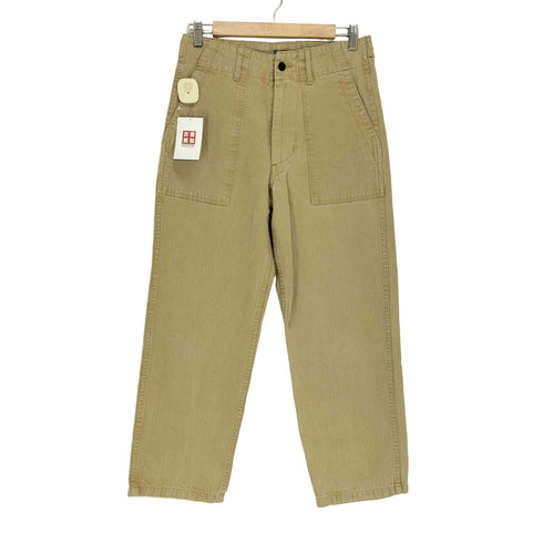 13スター ヘリンボーンベイカーパンツ WASHIDENIM メンズ S