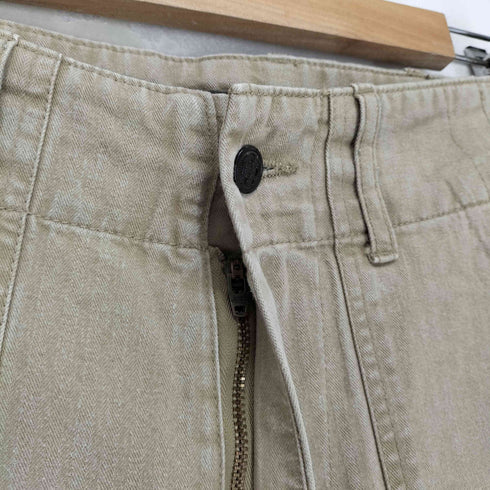 13スター ヘリンボーンベイカーパンツ WASHIDENIM メンズ S