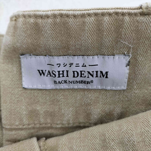 13スター ヘリンボーンベイカーパンツ WASHIDENIM メンズ S