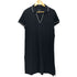 トミーヒルフィガー TOMMY HILFIGER Vネック ポロ S/S ワンピース レディース L/G