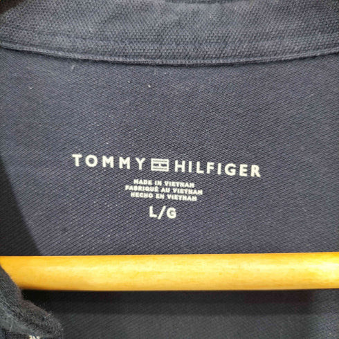 トミーヒルフィガー TOMMY HILFIGER Vネック ポロ S/S ワンピース レディース L/G