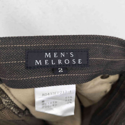 メンズメルローズ MENS MELROSE Y2K ストライプフレアデニムパンツ メンズ 2