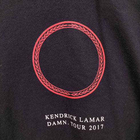DAMN TOUR 2017 アーティスト ツアープリント プルオーバー パーカー メンズ