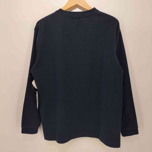 シップス SHIPS ワンポイントロゴ バーズアイ ヘンリーネック L/S Tシャツ メンズ JPN:M