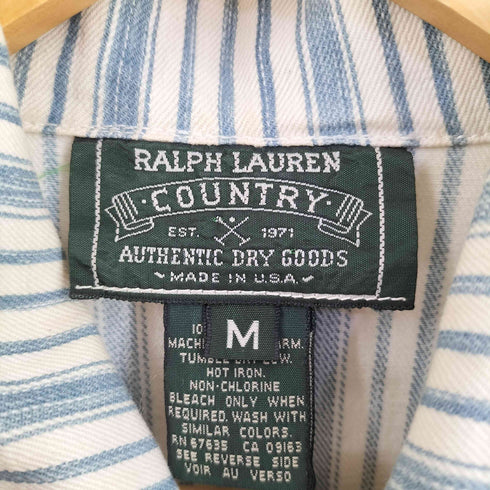 ポロカントリーラルフローレン POLO COUNTRY RALPH LAUREN USA製 ストライプカバーオール レディース import:M