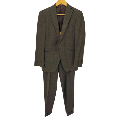 パーソンズフォーメン person's for men ウール チェック柄 2B テーラードジャケット パンツ セットアップ レディース 165