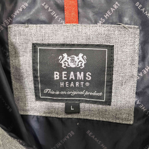 ビームスハート BEAMS HEART 16AW トリコロールデザイン ダウンジャケット メンズ JPN:L