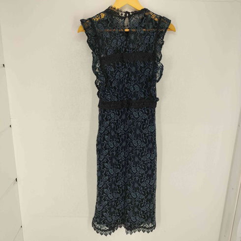 ザラ ZARA 総柄 フラワーレース ワンピース レディース L