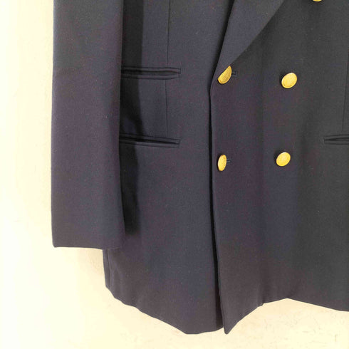 ポロブリティッシュカントリースピリット POLO BRITISH COUNTRY SPIRIT 紺ブレ 金ボタンダブルブレストジャケット メンズ import:M