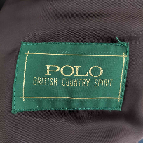 ポロブリティッシュカントリースピリット POLO BRITISH COUNTRY SPIRIT 紺ブレ 金ボタンダブルブレストジャケット メンズ import:M