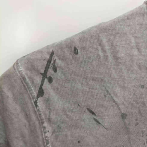 ディーゼル DIESEL ロゴプレート フラワープリント クルーネック ペンキT シャツ Y2K メンズ import:XS