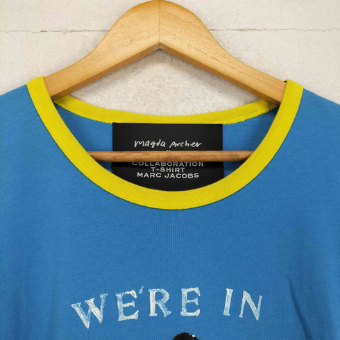 マークジェイコブス MARC JACOBS MAGDA ARCHER プリントリンガーTシャツ メンズ M