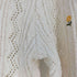 ザラ ZARA 花刺繍透かし L/S ニット プルオーバー レディース import:M