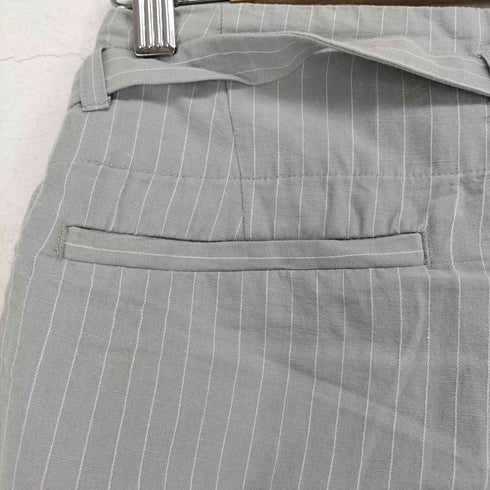 カルバンクライン CALVIN KLEIN ベルテッドワイドスラックスパンツ レディース 8