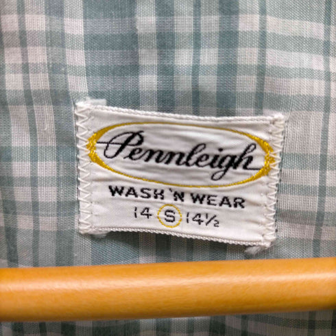 Pennleigh 60S オープンカラーチェックシャツ メンズ import:S