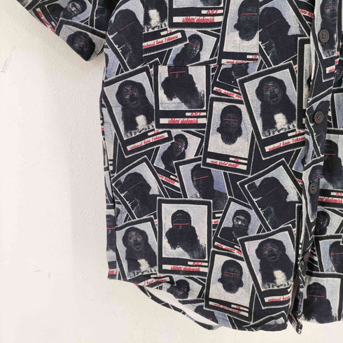 レフラー Leflah S/S 総柄コットンシャツ メンズ import:XL