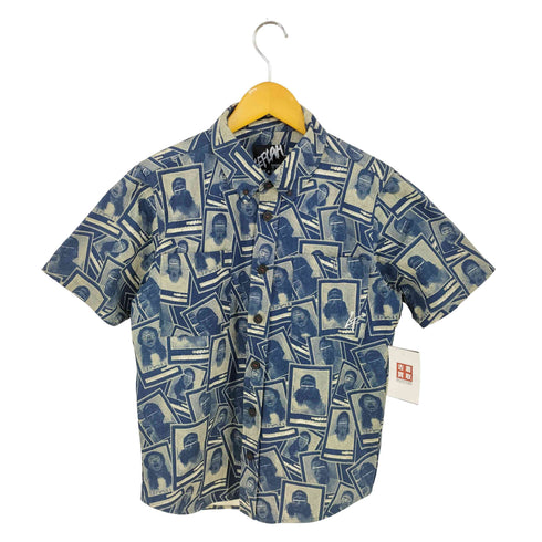 レフラー Leflah S/S 総柄コットンシャツ メンズ import:XL