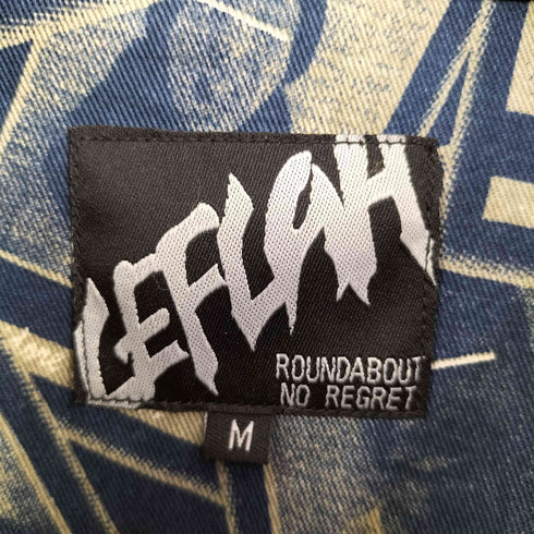 レフラー Leflah S/S 総柄コットンシャツ メンズ import:XL