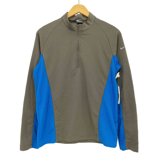 ナイキ NIKE FIT DRY フィットドライ ツートン ハーフジップシャツ メンズ JPN:M
