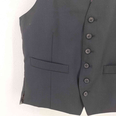 ポールスミスロンドン Paul Smith LONDON 裏地花柄 ストライプジレベスト メンズ import:M