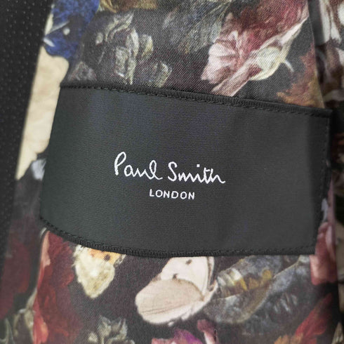 ポールスミスロンドン Paul Smith LONDON 裏地花柄 ストライプジレベスト メンズ import:M