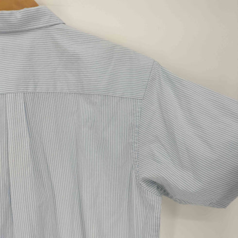 ヘリーハンセン HELLY HANSEN ショートスリーブ シアサッカー ストライプ シャツ メンズ import:L