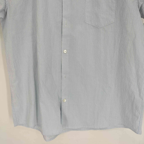 ヘリーハンセン HELLY HANSEN ショートスリーブ シアサッカー ストライプ シャツ メンズ import:L