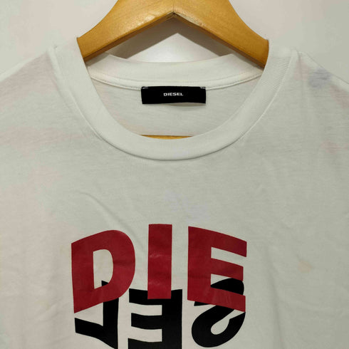 ディーゼル DIESEL ロゴプリント S/S クルーネックTシャツ レディース import:S