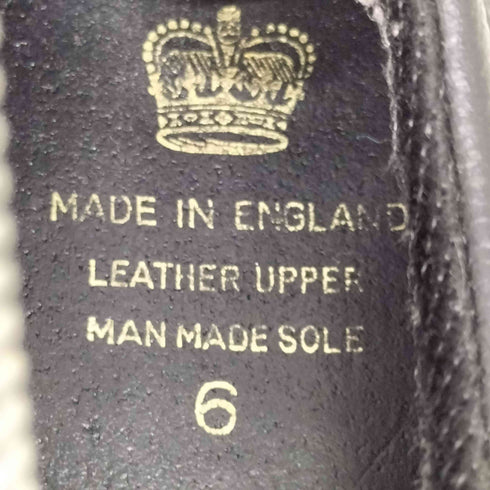 クラウン CROWN 英国製 レザーフラットシューズ ジャズシューズ レディース US:6