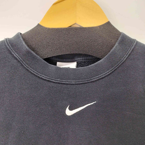 ナイキ NIKE フロントスウォッシュ刺繍 短丈スウェット レディース import:S