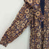 ヌキテパ NE QUITTEZ PAS 23AW COTTON LUREX STRIPE FLOWER PRINT FRILL DRESS レディース JPN:S
