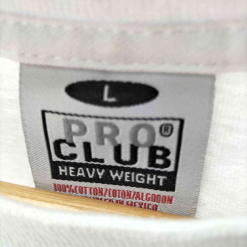 プロクラブ PRO CLUB USA製 S/S フロントプリントデザインクルー メンズ import:L