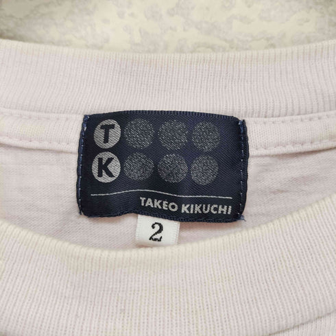 タケオキクチ TAKEO KIKUCHI Y2K プリント半袖Tシャツ メンズ 2