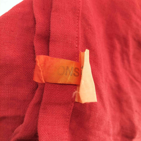 コムデギャルソン COMME des GARCONS 02SS 製品染めリネンラップスカート レディース