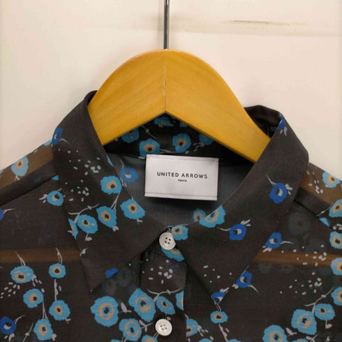 ユナイテッドアローズ UNITED ARROWS オーガンジー プリントシャツ レディース JPN:36