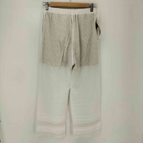 ヌキテパ NE QUITTEZ PAS Cotton Dobby Lace & Pintuck Pants レディース JPN:M